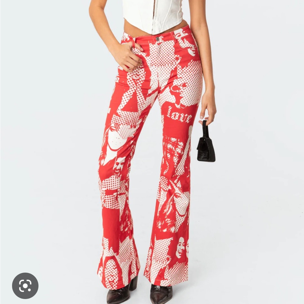 Ediked Red Pants Size M